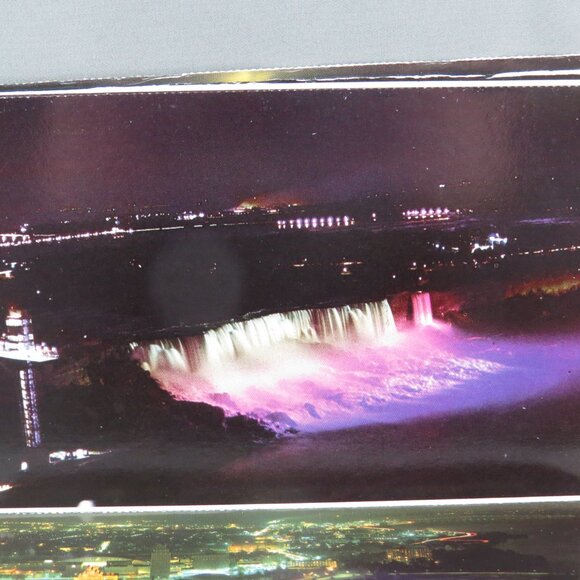 Vintage Postcard Set - Niagra Falls at Night 6 Pack - Royal Specialty Services - Picture 6 of 10
